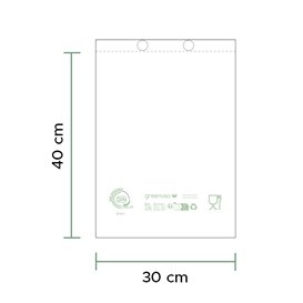 Flachbeutel Markt Block Home Compost “Classic” 30x40cm 12µm (2.000 Stück)
