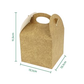 Lunchbox Kraft 131x131x115mm (250 Stück)