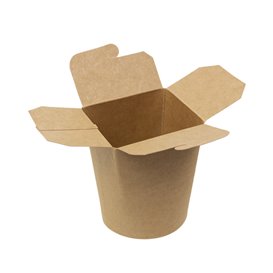 Döner Box aus Papier Kraft 450ml (25 Stück)