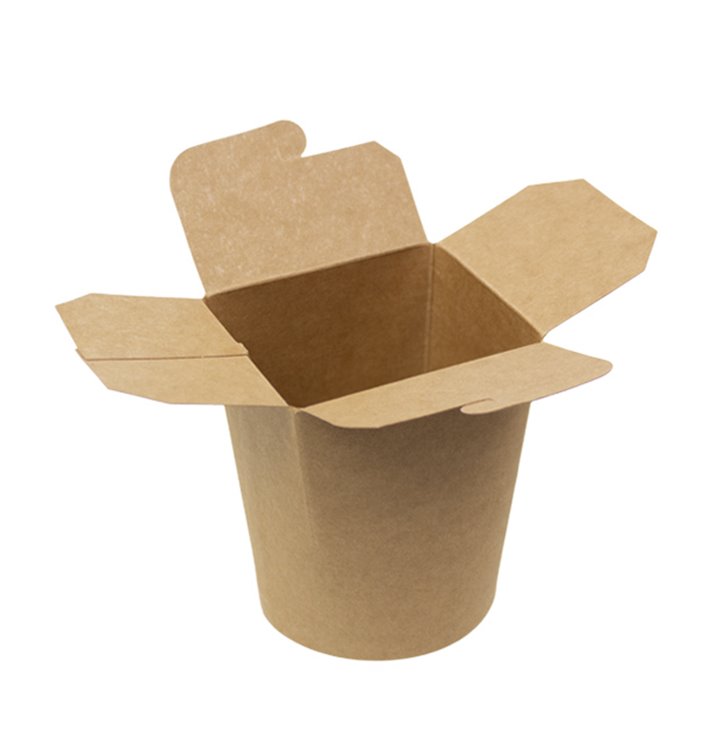 Döner Box aus Papier Kraft 450ml (25 Stück) Döner Box aus Papier Kraft 450ml (25 Stück)