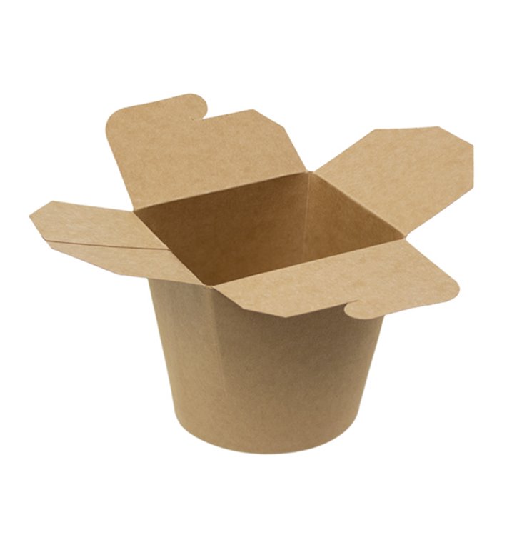 Döner Box aus Papier Kraft 760ml (250 Stück) Döner Box aus Papier Kraft 760ml (250 Stück)