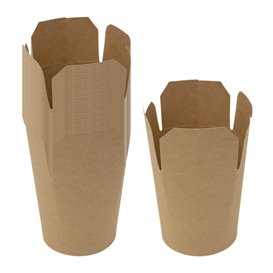 Döner Box aus Papier Kraft 450ml (25 Stück)