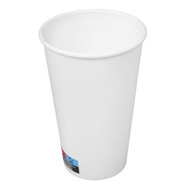 Karton Kaffeebecher to go weiß 16 Oz/500ml Ø9cm (500 Stück)