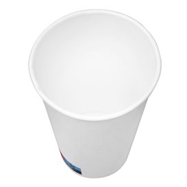 Karton Kaffeebecher to go weiß 16 Oz/500ml Ø9cm (25 Stück)