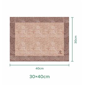Tischset aus Papier Kraft "Sackleinen" 30x40cm 40g/m² (1.000 Stück)