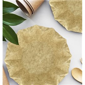Pappteller Tiefe Kraft “Flower” Ø16cm 245g/m² (800 Stück)