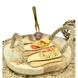 Teelöffel aus Bambus 9cm (288 Stück)