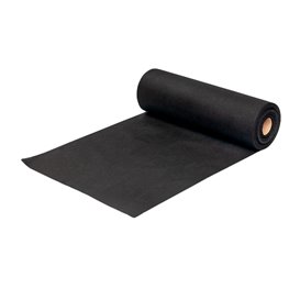Tischläufer "Novotex" 0,4x48m Schwarz 55g (6 Stück)