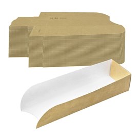 Hot-Dog Schachtel Kraft 17x5x3,5cm (100 Stück)