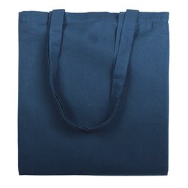 Baumwolltasche mit Langen Griffen Marineblau 38x42cm (25 Stück)