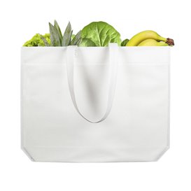 Vliesstofftasche Langen Griffen Weiße 48+10x35cm (200 Stück)