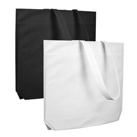 Vliesstofftasche Langen Griffen Weiße 48+10x35cm (200 Stück)
