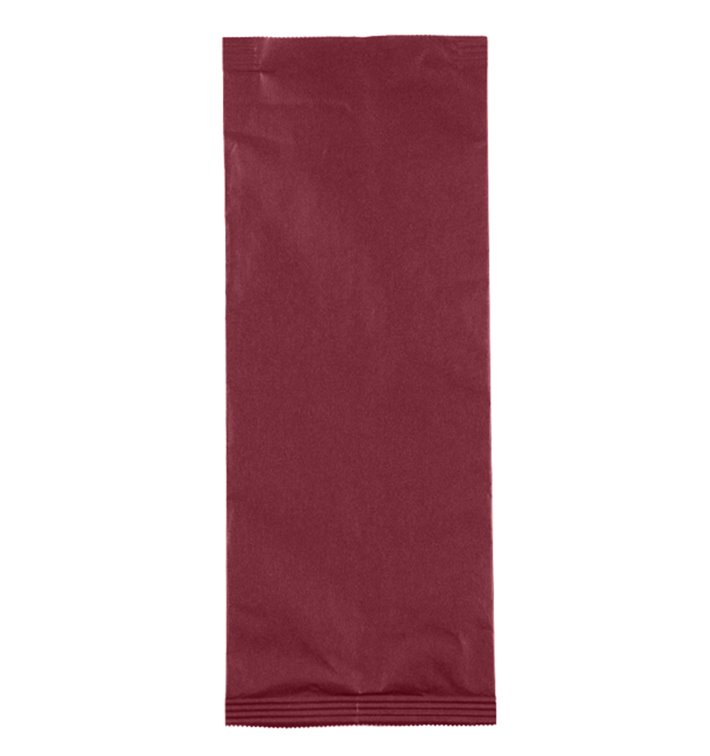 PapierBesteckumschlag mit Servietten Bordeaux 11x25cm (100 Stück)
