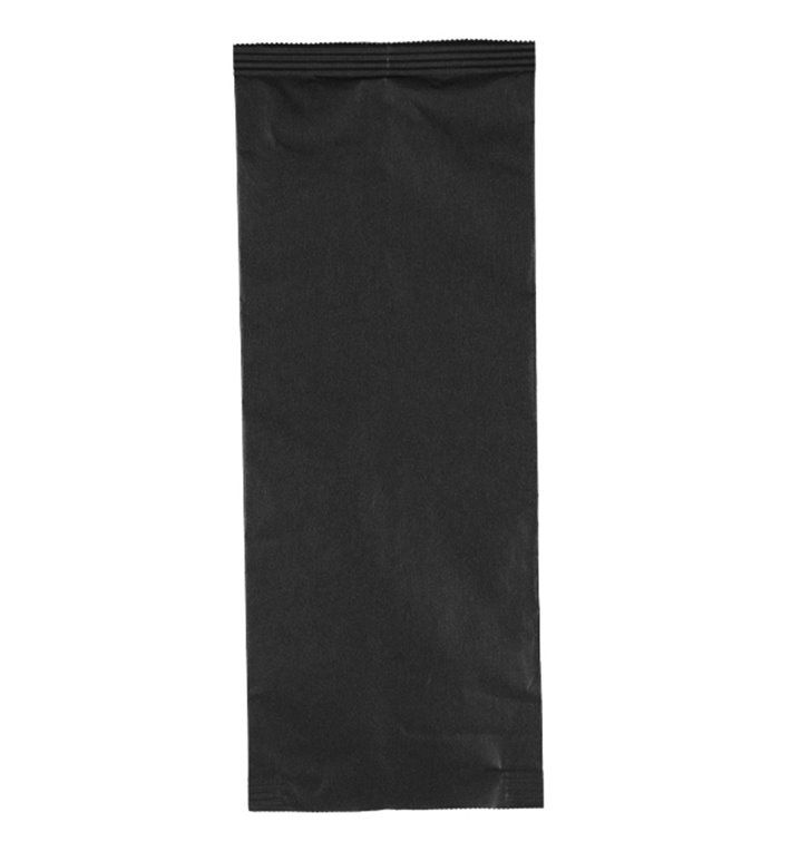 PapierBesteckumschlag mit Servietten Schwarz 11x25cm (100 Stück) PapierBesteckumschlag mit Servietten Schwarz 11x25cm (100 Stück)