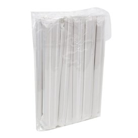 Trinkhalme Starr Einzeln Natürlich Verpackt Ø8mm 24cm (100 Stück)