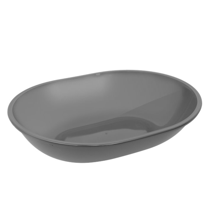 Wiederverwendbare Mehrwegschüssel PP Bio Grau „Revolve“ Oval 1000ml 22x17,4x5cm (36 Stück) Wiederverwendbare Mehrwegschüssel PP Bio Grau „Revolve“ Oval 1000ml 22x17,4x5cm (36 Stück)