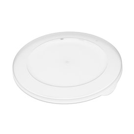 Revolve“ Langlebige, wiederverwendbare PP-Bio-Mehrwegschalen-Deckel Ø18,3cm (40 Stück)