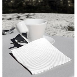 Papierservietten "Cocktail" weiß 20x20cm (100 Stück)