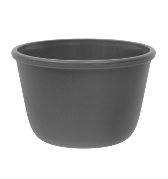 Wiederverwendbare Mehrwegschüssel PP Bio Grau „Revolve“ 150ml Ø7,9cm (480 Stück) Wiederverwendbare Mehrwegschüssel PP Bio Grau „Revolve“ 150ml Ø7,9cm (480 Stück)