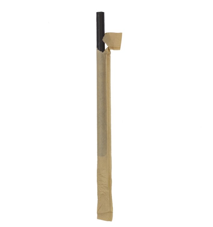 Trinkhalme Starr Einzeln Natürlich Verpackt Kraft Ø8mm 14cm (100 Stück) Trinkhalme Starr Einzeln Natürlich Verpackt Kraft Ø8mm 14cm (100 Stück)