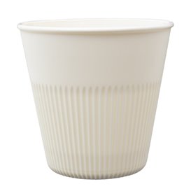 Langlebiger Wiederverwendbarer Becher PP Creme 230ml Ø9,6cm (300 Stück)