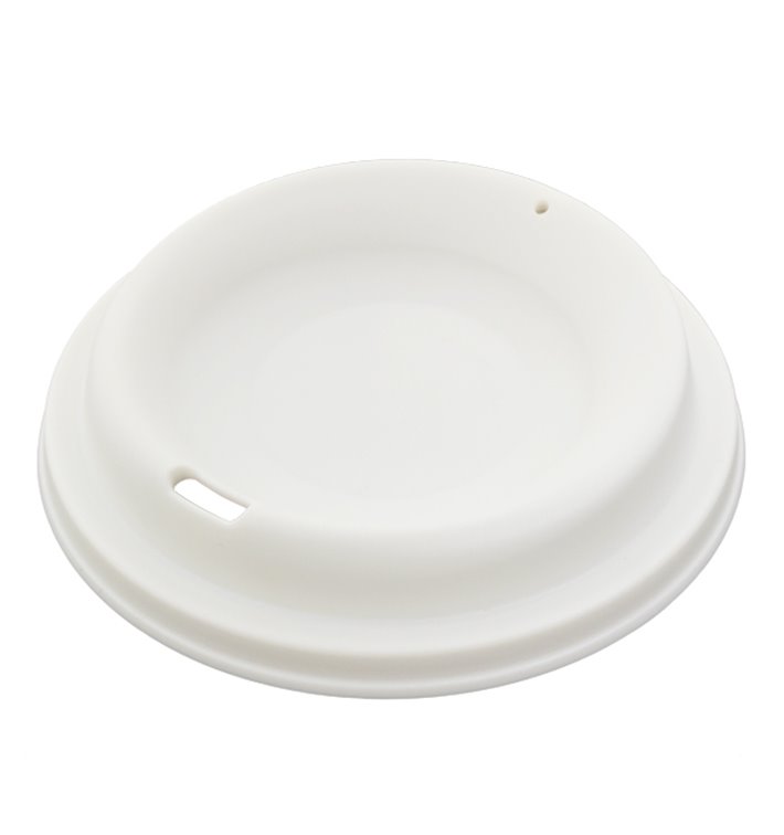 Wiederverwendbarer Deckel PP Creme für Becher Ø9,6cm (600 Stück) Wiederverwendbarer Deckel PP Creme für Becher Ø9,6cm (600 Stück)