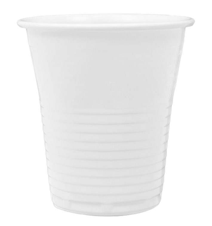 Plastikbecher weiß PP 166ml (3.000 Einheiten) Plastikbecher weiß PP 166ml (3.000 Einheiten)