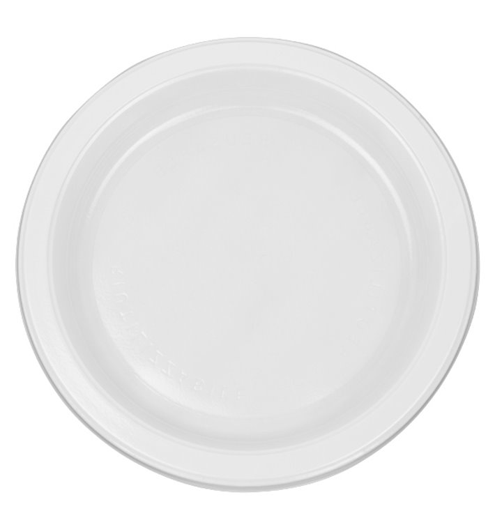 Wiederverwendbare Plastikteller PS Flach weiß 16,5cm (50 Stück) Wiederverwendbare Plastikteller PS Flach weiß 16,5cm (50 Stück)