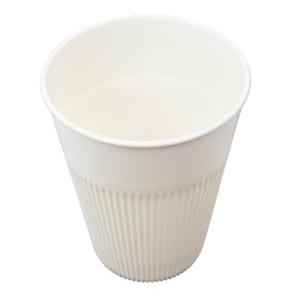 Langlebiger Wiederverwendbarer Becher PP Creme 355ml Ø9,6cm (25 Stück)