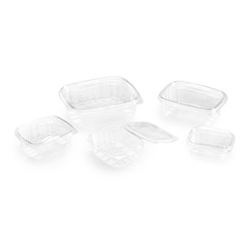 Transparente Dose mit Klappdeckel PET 250ml (50 Stück)
