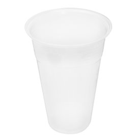 Wiederverwendbare Plastikbecher PP Transparent 550ml Ø9,0cm (75 Stück)