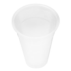 Wiederverwendbare Plastikbecher PP Transparent 550ml Ø9,0cm (75 Stück)