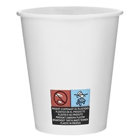 Kaffeebecher to go Karton weiß 6Oz/180ml Ø7,0cm (400 Stück)