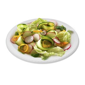 Wiederverwendbar Plastikteller Tief PS Weiß Ø22cm (250 Stück)