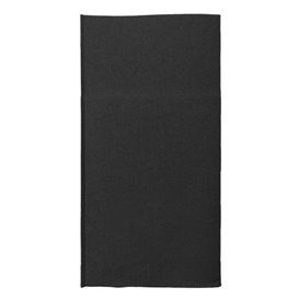 Besteckservietten 40x40cm Schwarz (480 Stück)