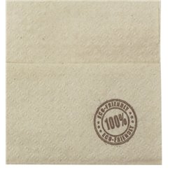 Bio Spenderservietten aus Papier 17x17cm (400 Stück)