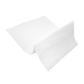 Spenderservietten aus Papier 17x17cm Weiß (400 Stück)