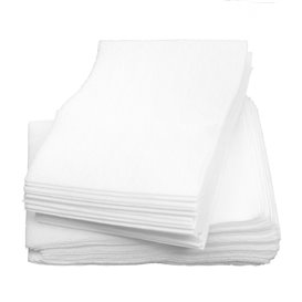 Spenderservietten aus Papier 17x17cm Weiß (400 Stück)