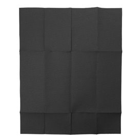 Besteckservietten 33x40cm Schwarz (60 Stück)