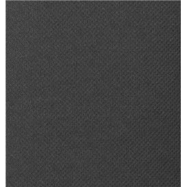 Besteckservietten 33x40cm Schwarz (60 Stück)