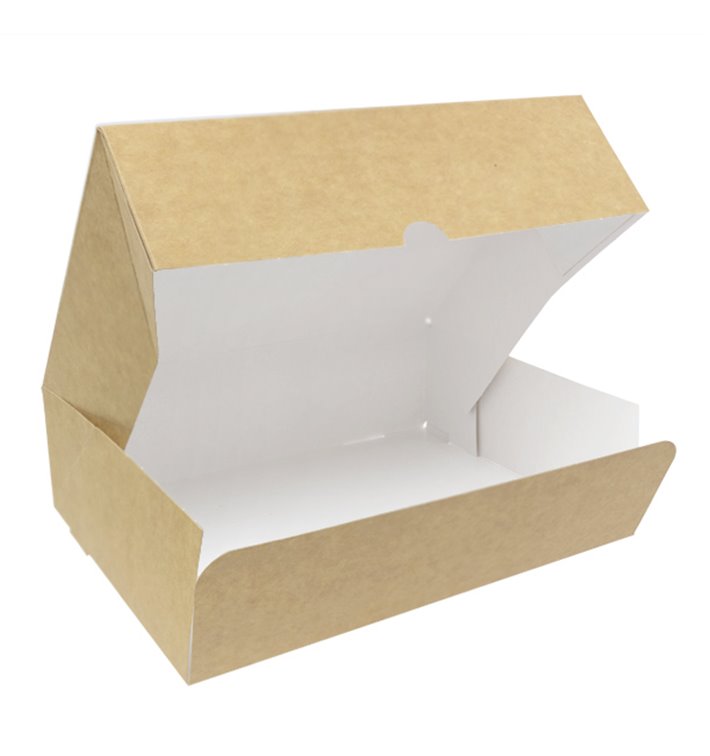 Gebäck Box Kraftkarton 20,4x15,8x6cm 1kg (20 Stück) Gebäck Box Kraftkarton 20,4x15,8x6cm 1kg (20 Stück)