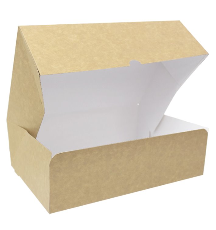 Gebäck Box Kraftkarton 25,8x18,9x8cm 2kg (240 Stück) Gebäck Box Kraftkarton 25,8x18,9x8cm 2kg (240 Stück)