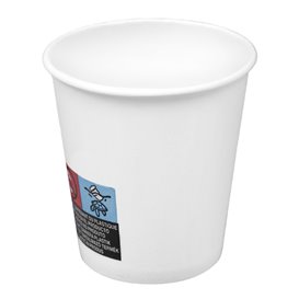 Kartonbecher 4Oz/120ml weiß (50 Stück)