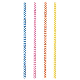 Trinkhalme aus Paper Farben Ø8mm 40cm (3.000 Stück)
