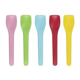 Eiscreme-Schaufel Farben CPLA 10cm (5.000 Stück)