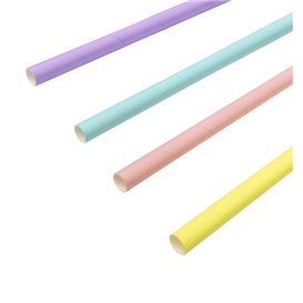 Trinkhalme aus Paper Farben Ø1,2cm 20cm (3.000 Stück)