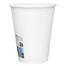 Karton Kaffeebecher to go weiß 12Oz/360ml (600 Stück)