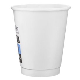 Karton Kaffeebeche 20Oz/600ml Weiß Ø9,4cm (320 Stück)