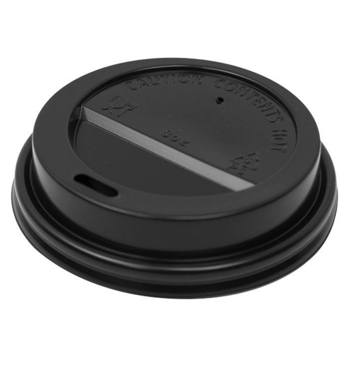 Reisedeckel mit weißem Papierloch Ø9,0cm (50 Stück)