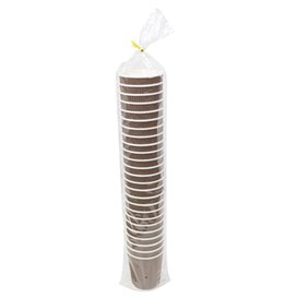 Biologischer Kaffeebecher aus Wellpappe 9Oz/270ml Ø8cm (25 Stück)